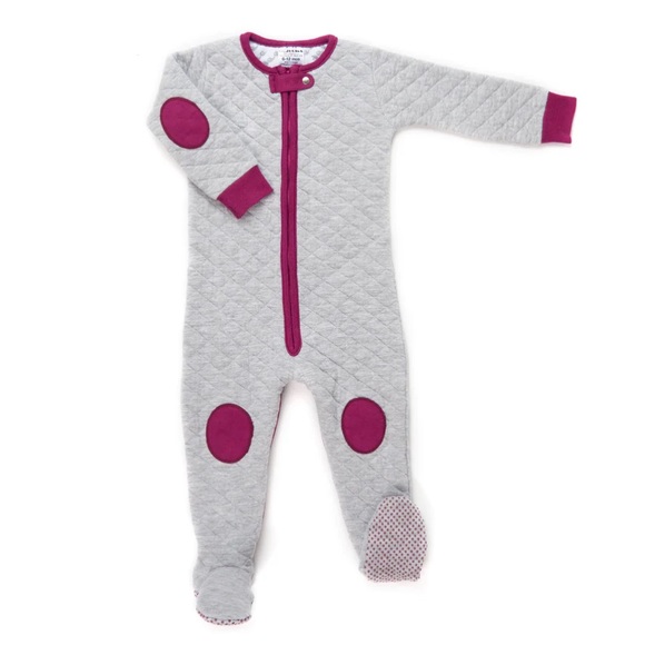 Baby Deedee Sleepsie Quilted Pajamas, lot of 2 pairs - Picture 3 of 13